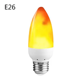 

LED Flickering Flame Effect Light, 1300K Emulation Candelabra Bulb for Decor