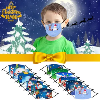 

skin care mask for face 1pc Christmas Kids Children Mouth Masks Protection Face Masks Reusable cubrebocas maseczki mascarilla