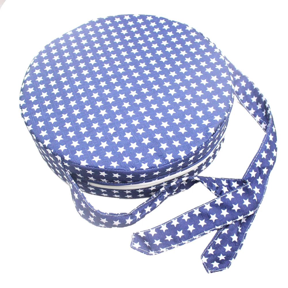 

Baby Kids Dismountable Chair Booster Cushion Easy Clean With Handle Living Room Round Assistant Heightening Anti Slip Dining Pad