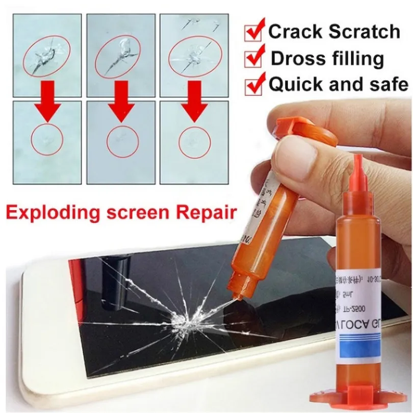 

5ML UV Glue Explosion screen stickers Adhesive transparent UV Glue Cell Phone Repair Tool for Touch Screen Repair #3N21