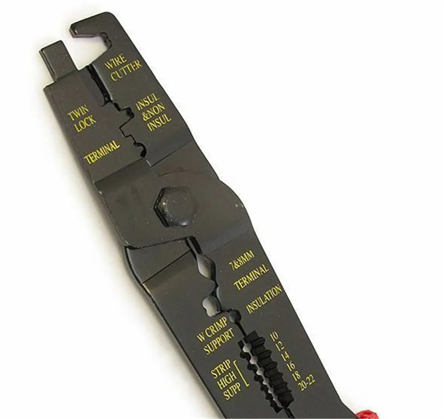 22-10AWG Свеча зажигания зачистки сегмент обжимной инструмент кабель зачистки для Chevy Ford
