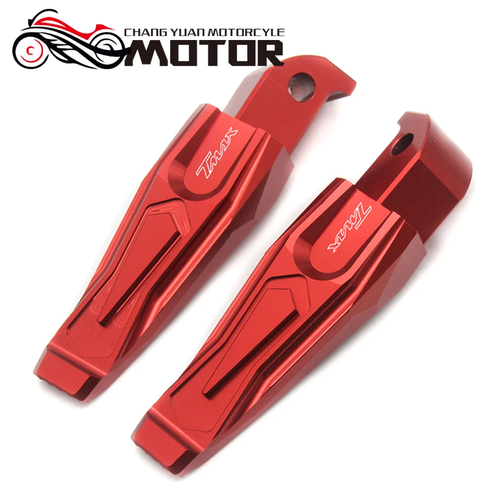 Motocicleta CNC trasero de aluminio de pasajeros pie Peg reposapies para YAMAHA TMAX 500 T-MAX530 XP500 XP530 6 цветов