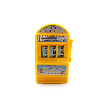 

Education Toy Mini Lucky Jackpot Slot Machine Fun Gift Fruit Slot Machine Dice Cards Games for Kids Adult