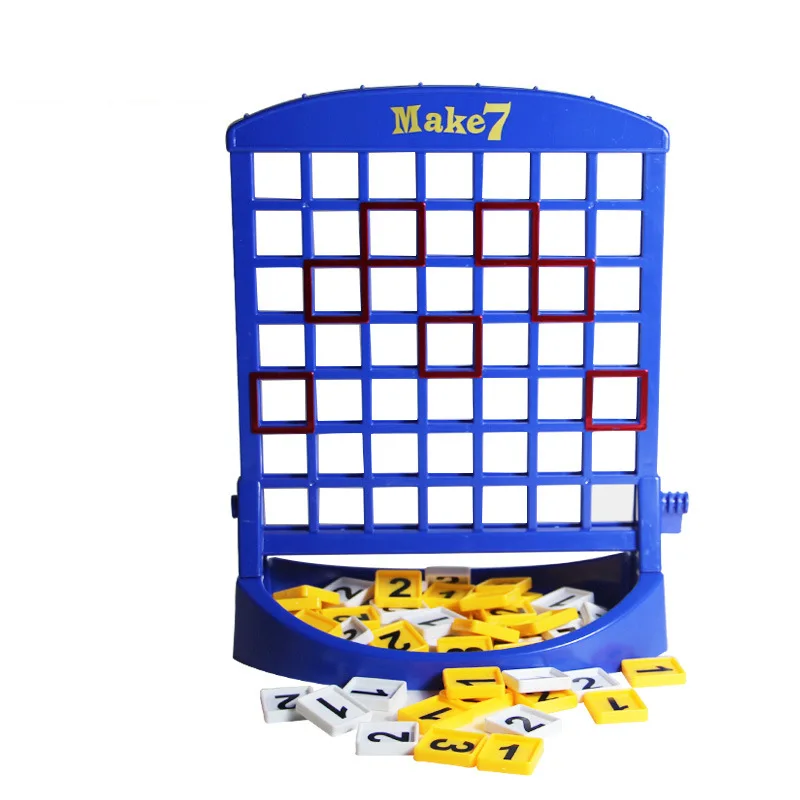 

Into 7 with Numbers Mental Interactive Game with Numbers Even Seven Make 7 Children Early Childhood Educational Tabletop Game