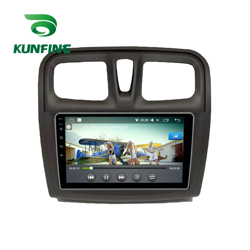 Магнитола с GPS навигацией Восьмиядерный процессор Android 10 0 для Renault sandero symbol 2014 2015