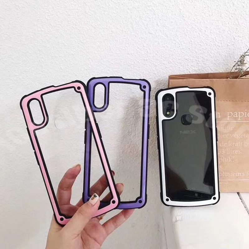 50x DHL Прозрачный чехол для iPhone 11 XI X XS Max XR XR2 Противоударная подушка безопасности Чехол для iPhone 6 6S 7 8 Plus Чехлы Coque