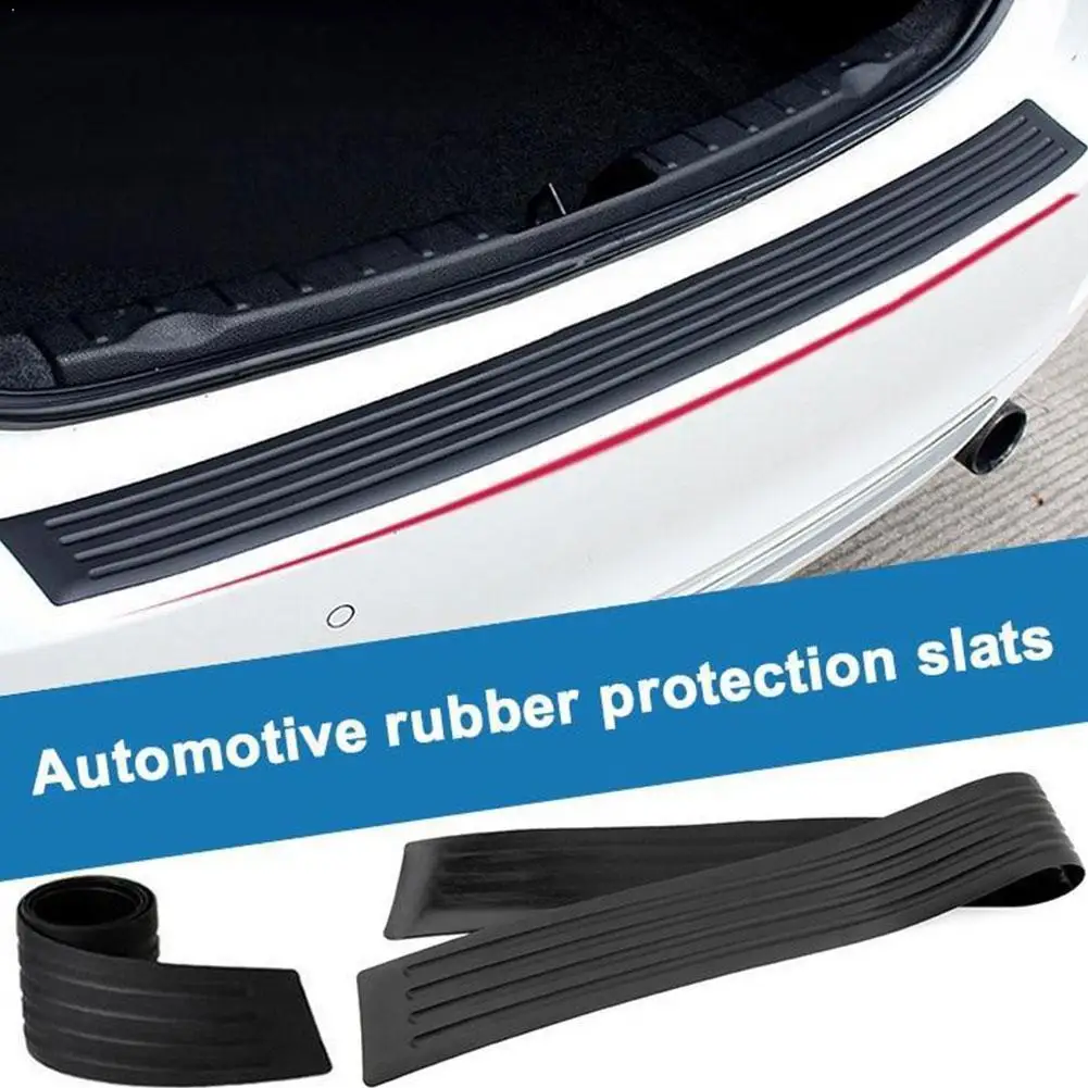

Luggage guard plate rear bumper guard rubber pad guard door sill baffle Anti-scratch rear car rear threshold Y2I9