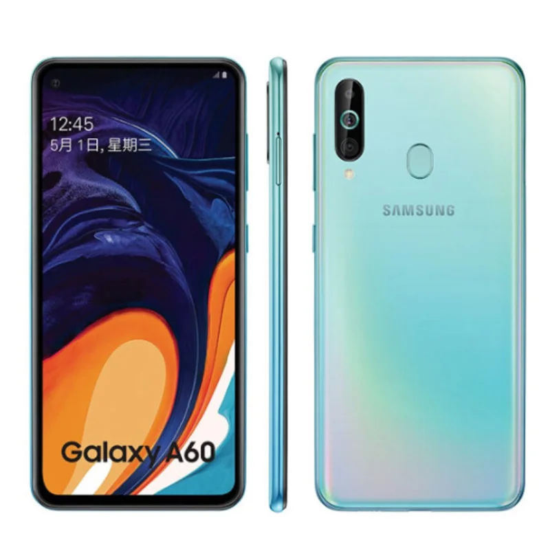 Brand New Samsung Galaxy A60 Mobile Phone 6.3" 6G RAM 64GB/128GB ROM Snapdragon 675 Octa Core 32.0MP+8MP+5MP Rear Camera Phone - Цвет: 6GB 64GB Blue