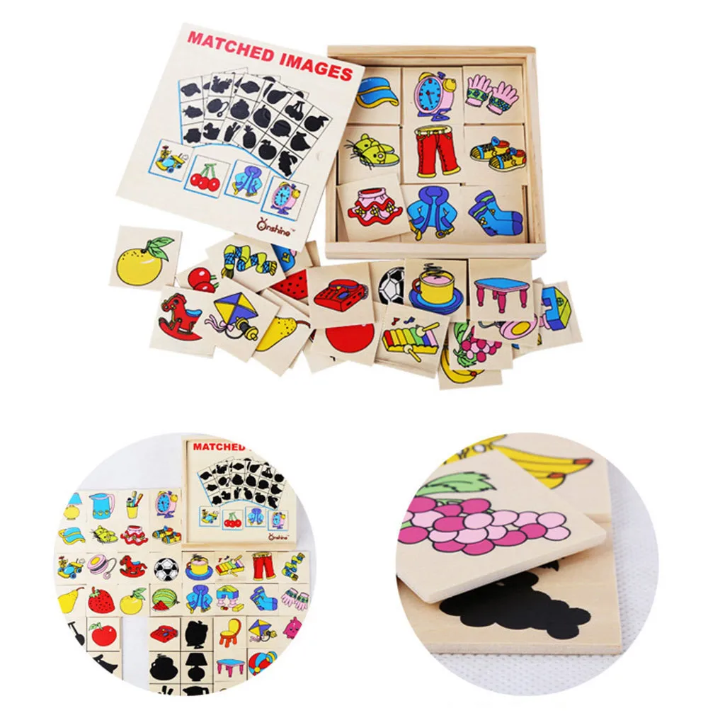  Education For Kids Fun Learning Toys For Children Montessori Teaching Lighting Looking Wooden Shado - 4000094340840