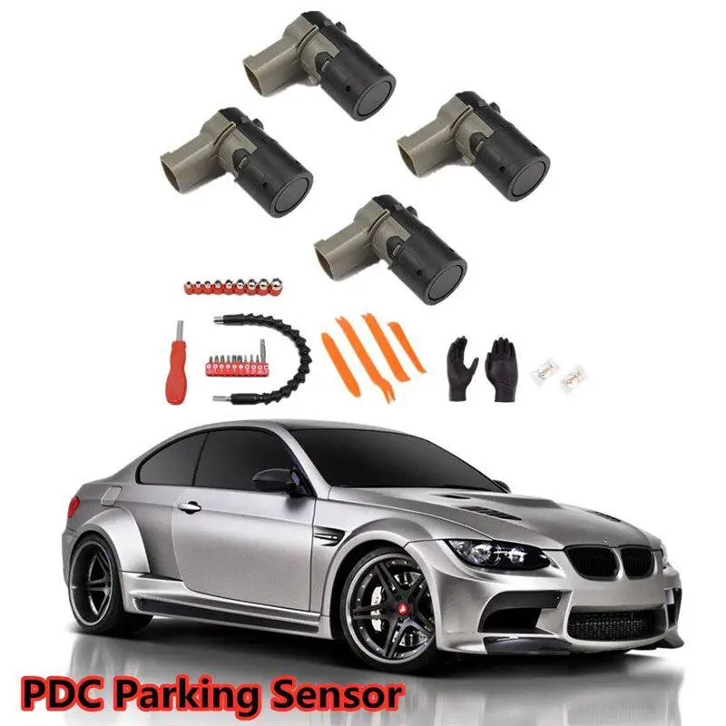 OE:66206989068 Car PDC Parking Reversing Sensor Sensor+Repair Tools Kit A2139 for BMW 3 5 6 7 X3 X5 E39 E53 E60 E61 | Автомобили и
