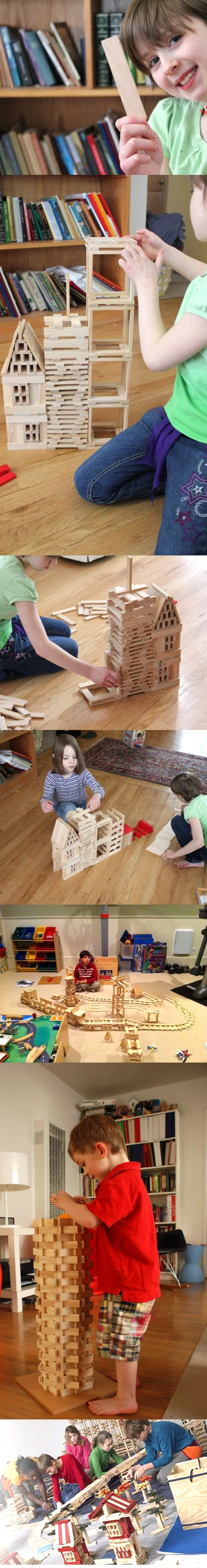 300 шт лог башня игра строительные блоки деревянные детские игрушки Обучение практическая функция родитель-ребенок Взаимодействие