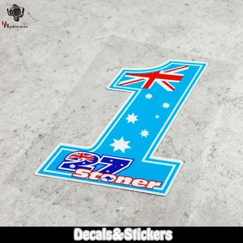 

NO.LN182 NO.27 Stoner 3M Reflective Sticker MOTO GP Car Sticker Decals Racing Stickers Motorcycle Bike
