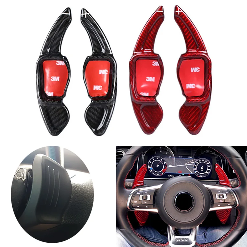 Carbon Fiber steering wheel Paddle Shifters for Skoda VRS MK3 2018 Shift Gearbox | Автомобили и мотоциклы