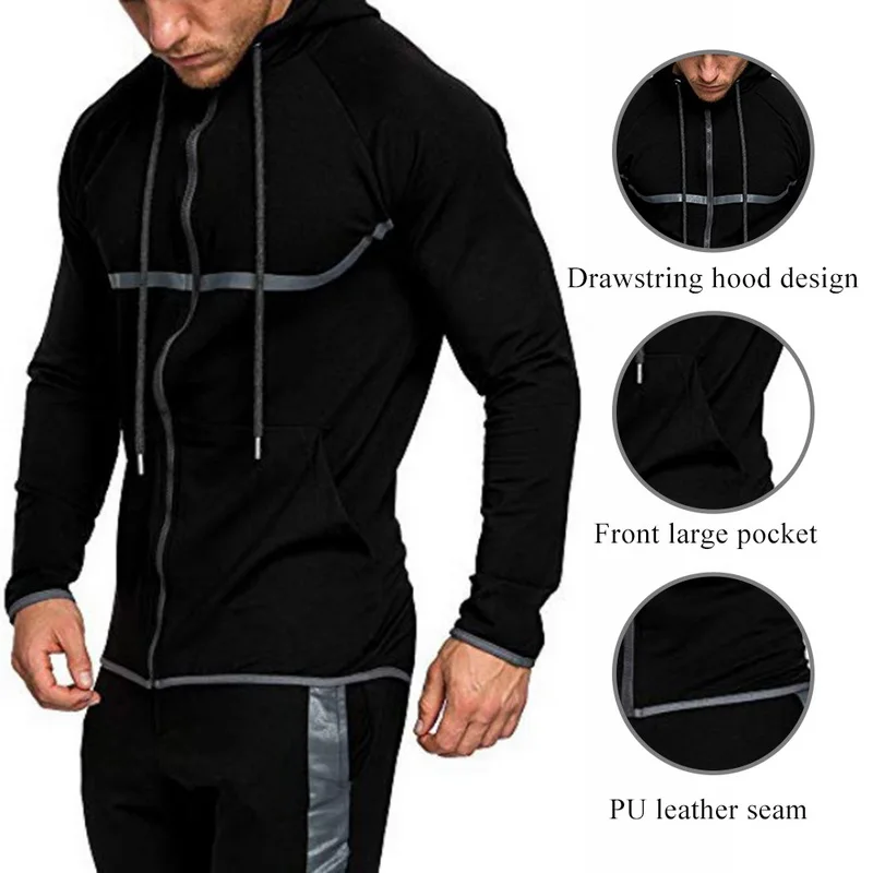 2019 мужские повседневные спортивные дизайнерские толстовки уличная мода осенняя