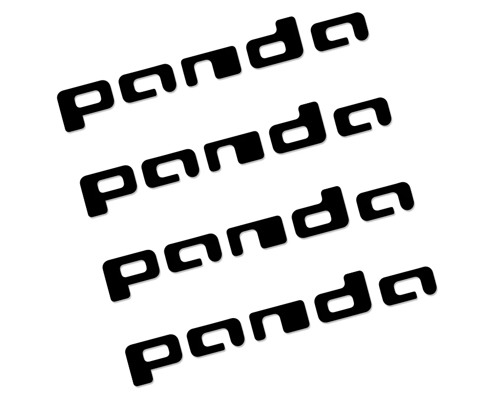 4PCS Funny Car Stickers Door Handle Waterproof Vinyl Auto PVC Decals For Fiat Panda Car Body Decor Reflective Sport Accessories (6)