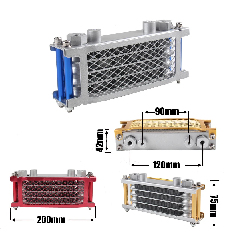 Oil Cooler for Dirt Bike Pit Bike Monkey ATV Quad Motorcycle Radiator Oil Cooler Cooling ATV 110cc 125CC 140cc