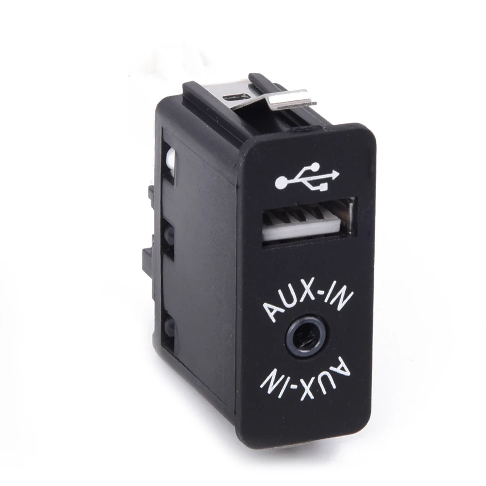 1 шт. черный USB AUX вход переключатель гнезда для BMW 7 серии MINI R56 сменная деталь NO.