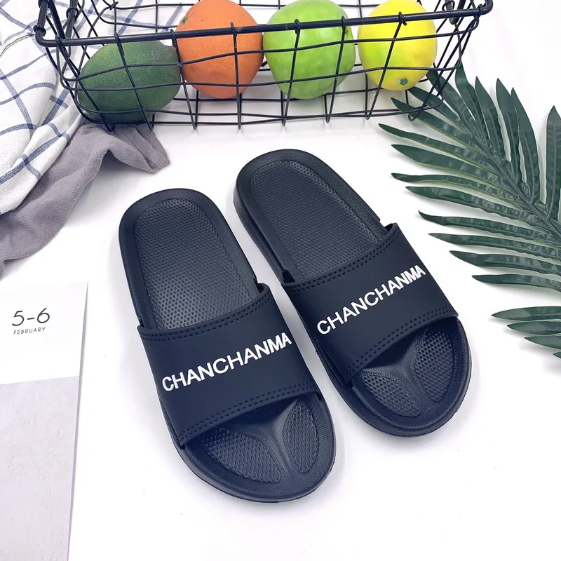 Мужские домашние тапочки; мягкие и удобные домашние тапочки; повседневные износостойкие Тапочки для ванной на плоской подошве