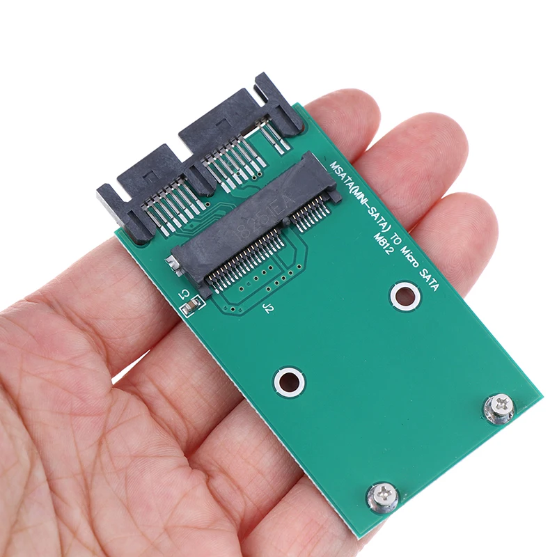 

Converter Card Hot sale 1Pc Mini PCIe PCI-e mSATA 3x5cm SSD To 1.8" Micro SATA Adapter