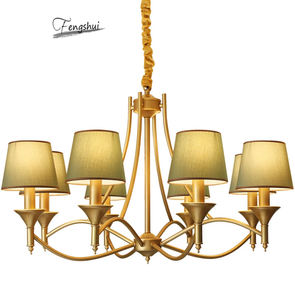 Скандинавский роскошный тканевый светодиодный светильник современный Ретро