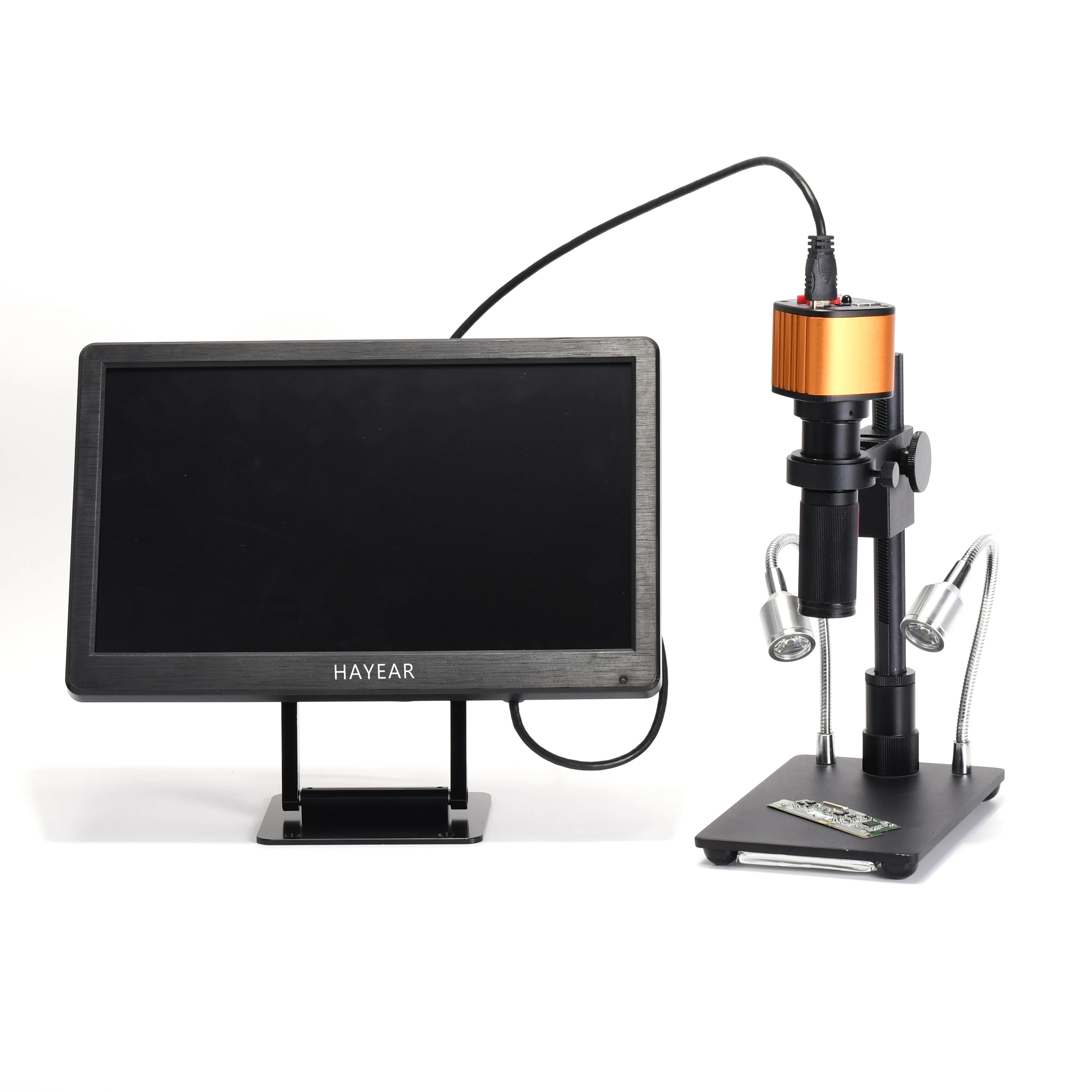 16 МП HDMI USB паяльный микроскоп камера+ 11,6 дюймовый ЖК-монитор+ мини-подставка+ 150x C крепление зум-объектив для ремонт телефона pcb