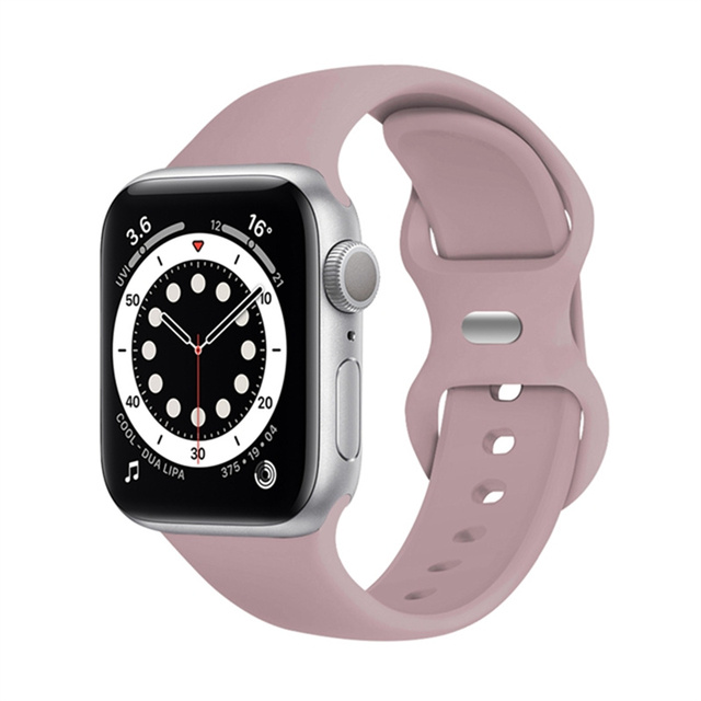Silicone Strap For Apple Watch Band 44mm 42mm Rubber Smart Watch Wrist iWatch Series 5 4 3 2 1 40mm 38mm Accessories