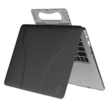 

Handle Matte Laptop Case Cover for Macbook Pro 13 Touch Bar Cases for Macbook Air 13 A2159 A1708 A1990 A1932 Case with stand