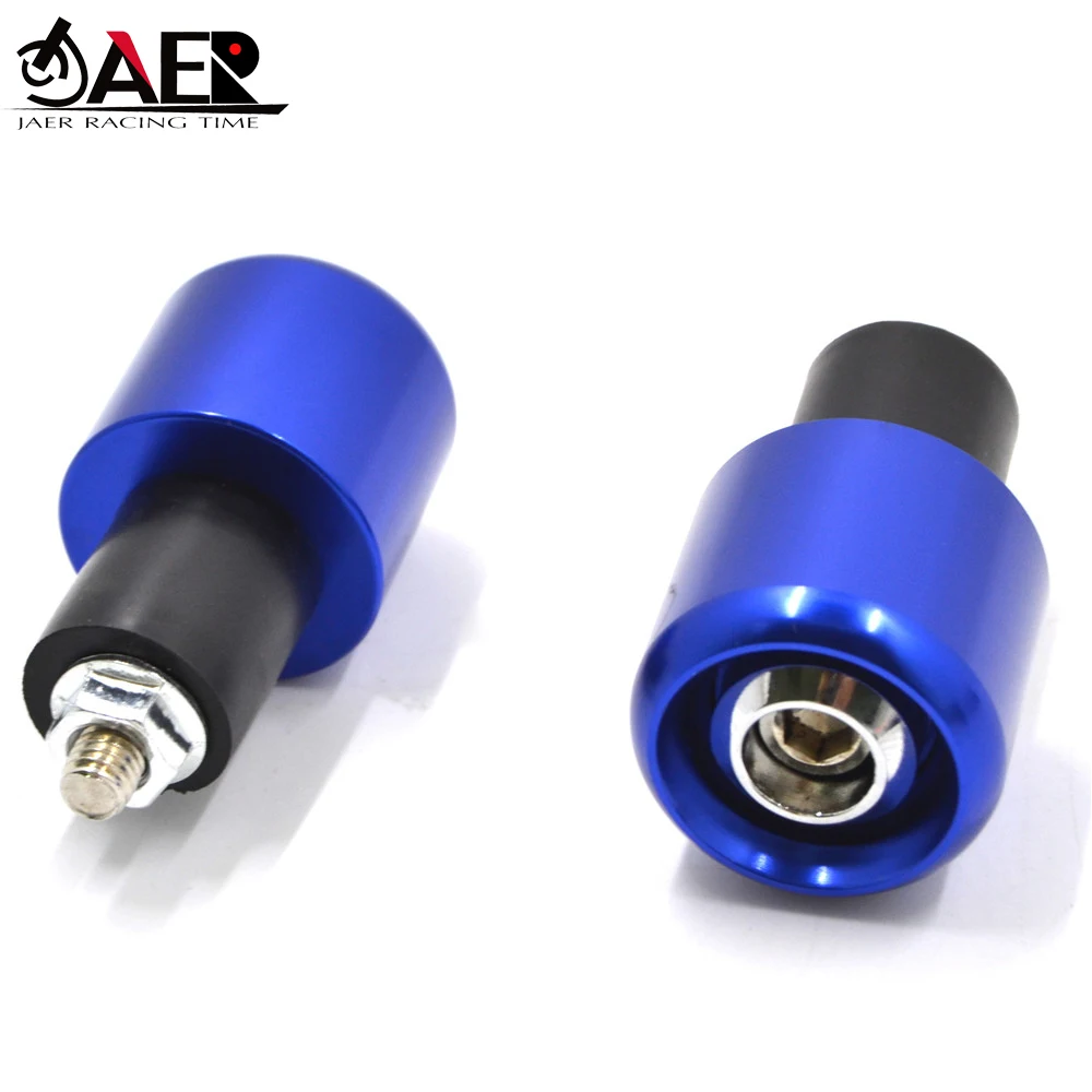 

JAER Universal Motorcycle Handlebar End Plug Slider Motorbike Counterweight Handlebar Ends 7/8'' Handle Bar Cap Cover