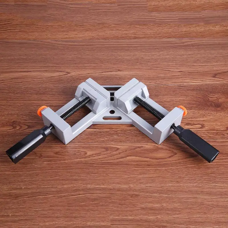

90 Degree Right Angle Clamp Mitre Clamps Corner Clamp Picture Holder Woodwork Aluminum Alloy Right Angle Corner Clamp Hand Tools