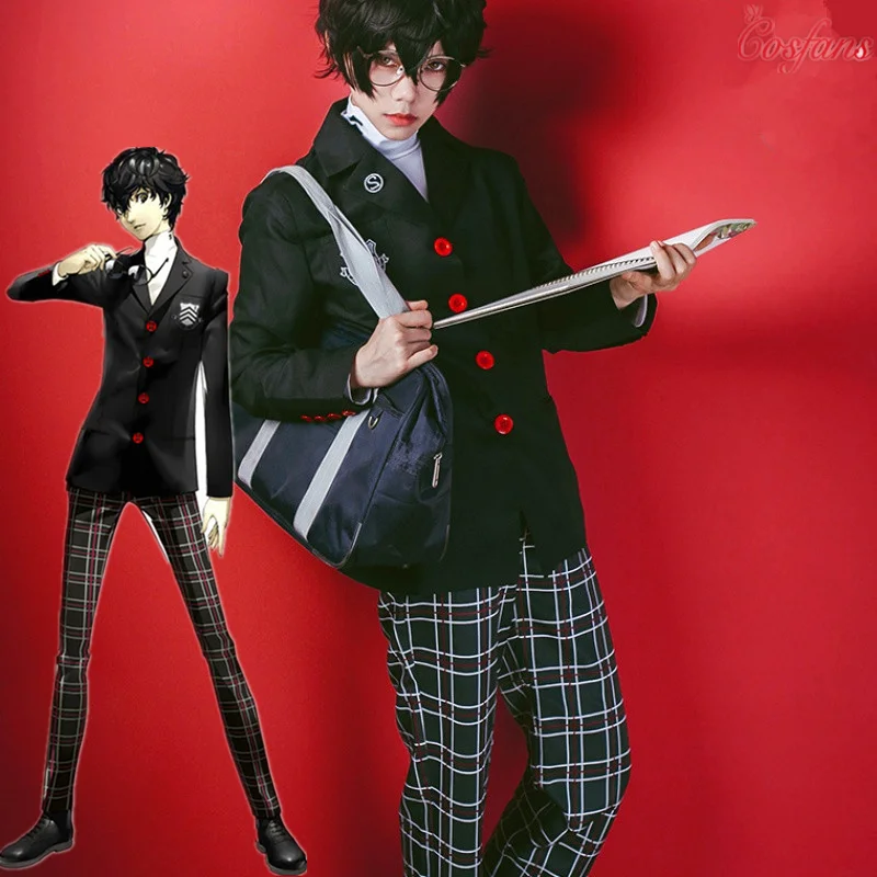 Anime Cosplay Persona 5 Cosplay Costume Akira Kurusu Ren Amamiya School Uniform For Unisex Coat Shirt Pant Cosplay Suits Cosplay Costumes Aliexpress