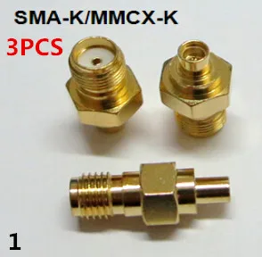 1 Лидер продаж SMA/MMCX-KK-KJ-JJ от мужчин до женщин SMA MMCX радиочастотный адаптер - Цвет: 1