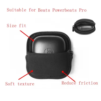 

Suitable for Beats Powerbeats Pro True Wireless Bluetooth Earphone Soft Bag Protective Cover Storage Box Carrying Case
