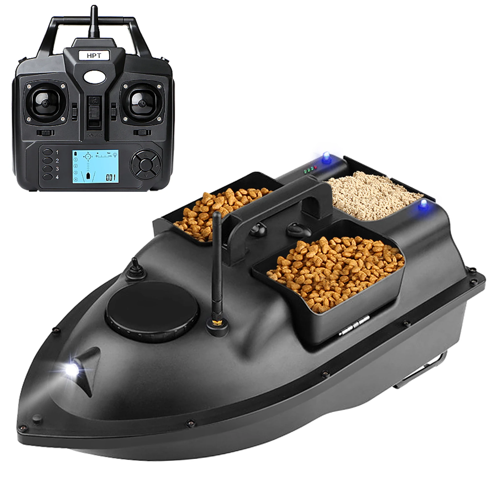 D18B / C118 / D16B / V18 GPS Fishing Bait Boat 500m Remote Control Automatic Bait Boat LCD