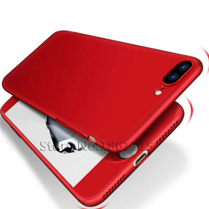 Чехол для телефона с полным покрытием 360 градусов iPhone 12 11 Pro Max X Xs Xr 7 8 Plus закаленным