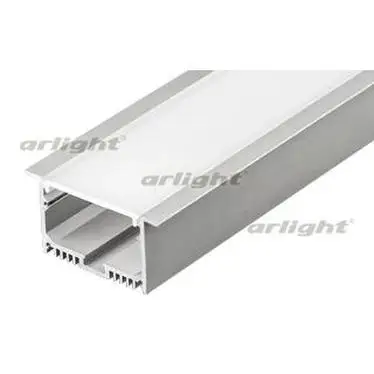 020470 Профиль с экраном SL-LINIA62-F-2500 ANOD+OPAL ARLIGHT