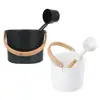 Bathroom For Shower Aluminum Sauna Bucket Hotel Gift Long Handle Spoon Home Weight Loss Supplies Bath Accessories Large Capacity 3