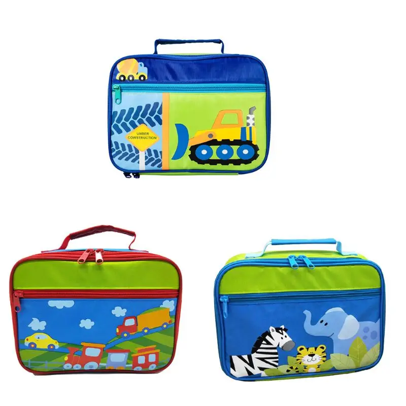 

Adult Children Portable Insulated Canvas Lunch Box Tote Bag Multifunction Casual Cooler Food Lunch Handbag for Women Kids Men