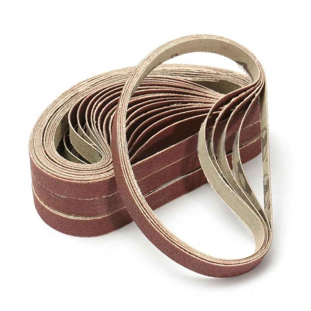 Sanding Belts Abrasive Bands 50pcs/Set For 10x330mm Sanders File Sanders Belt Sander Abrasive Tools Wood Soft Metal Polishing electric sander belt sander sanding paper cordless sander pneumatic sander