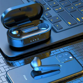 

TWS True Wireless Bluetooth 5.0 Earphone Headphones Tap Touch Control Gaming Headset HD Stereo With Mic Earbuds Noise Cancelling