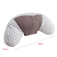 Мягкий подголовник автомобиля, ремень безопасности, подушка для головы, поддержка ребенка, автомобильная подкладка под ремень безопасности, ПП хлопок, подушка для шеи автомобиля для детей