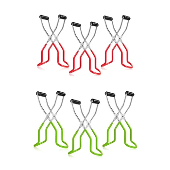 

3 Pieces of Canned Can Clamps Stainless Steel Can Lifter with Handle Non-Slip Anti-Scald Clamp