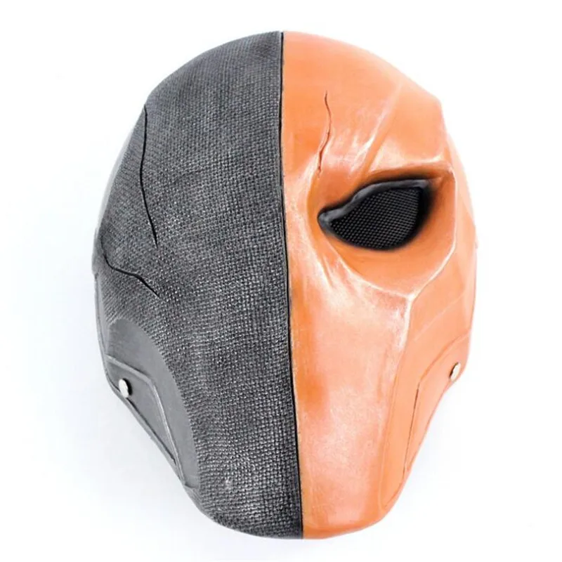 Аниме вокруг Слэйда Джозефа Вилсона Deathstroke резиновая маска для косплея реквизит аксессуары Хэллоуин маскарад Вечерние Маски подарок