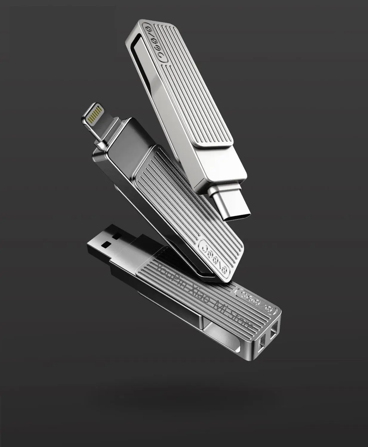 Xiaomi Jessis U Disk 32 Гб 64 128 ГБ двойной USB флеш накопитель Type C OTG 3 1 флешка для телефона