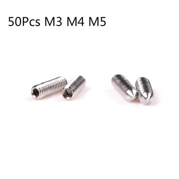 

50Pcs 304 Stainless Steel M3 M4 M5 Button Head Hex Socket Screw Bolt Nut Screws Nuts Assortment Kit Fastener Hardware