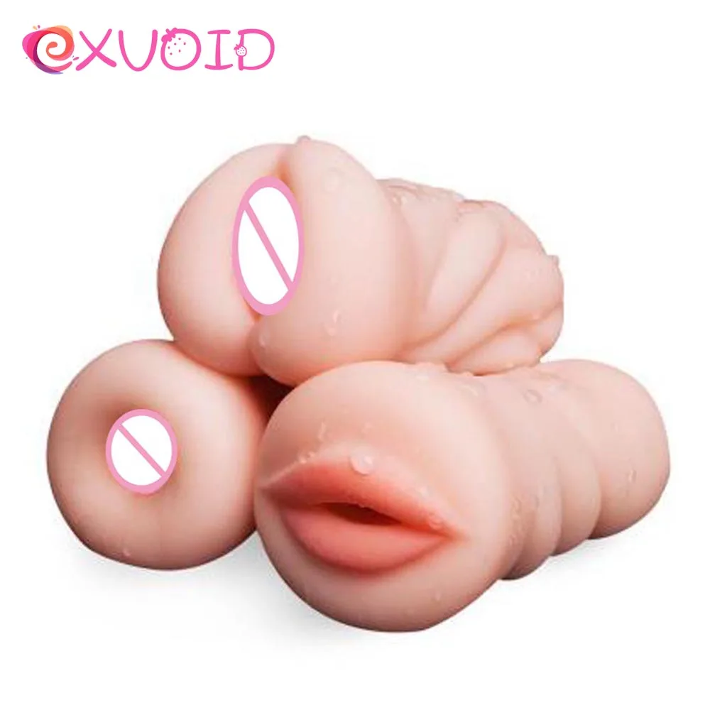EXVOID эротический оральный сексуальный мастурбатор чашка Реалистичная глубокая