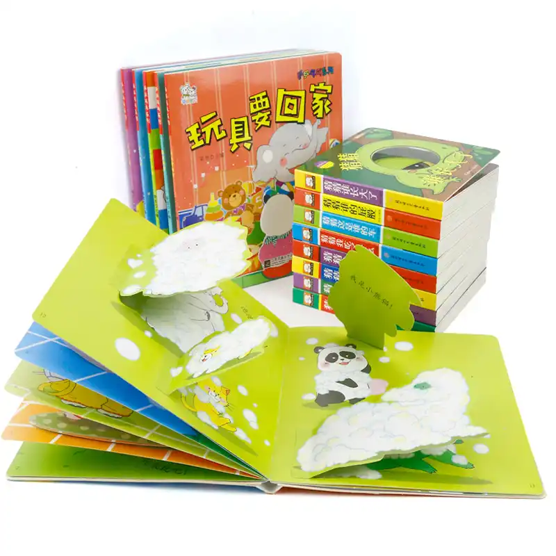 Livre D Eveil Educatif Pour Bebe De 0 A 3 Ans Livre De Lecture Avec Images A Rabat 3d Anglais Et Chinois 14 Pieces Ensemble Aliexpress