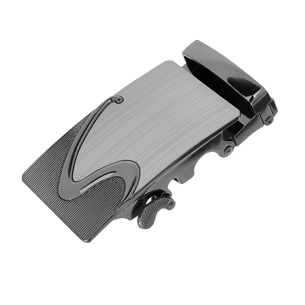 Fashion Men's Business Alloy Automatic Buckle Unique Men Plaque Belt Buckles for Ratchet Men Apparel Accessories