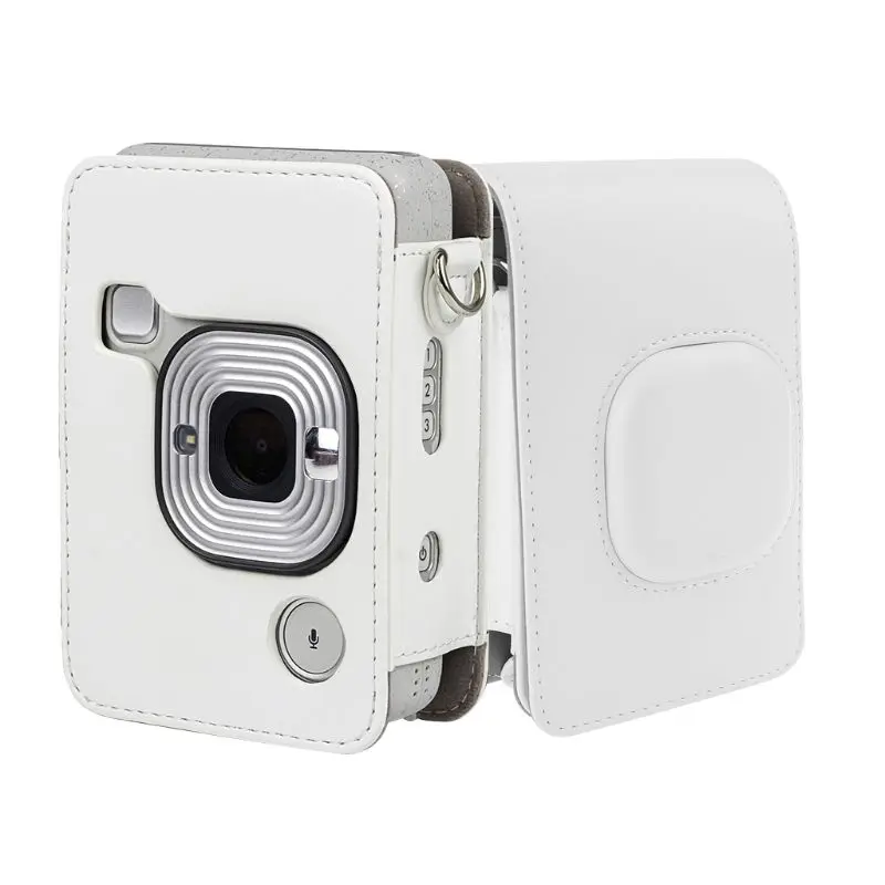 PU кожаный защитный чехол сумка для камеры с плечевым ремнем для Fujifilm Mini Liplay