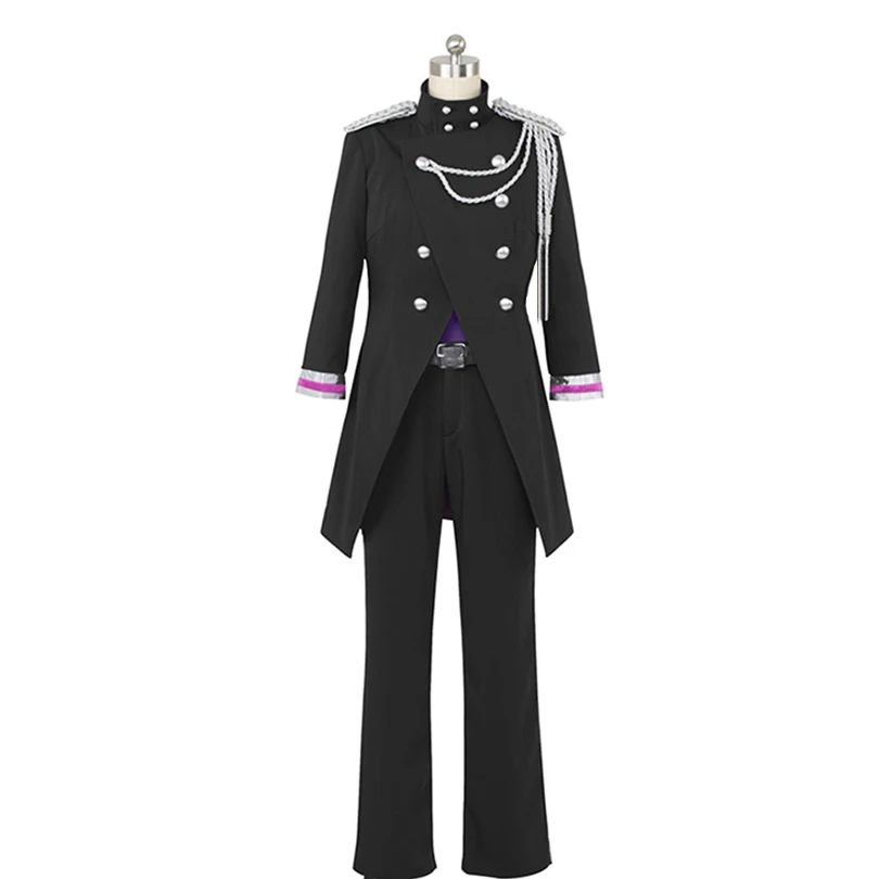 Uta no Prince sama Shining All Star CD2 Ai Mikaze Ranmaru Kurosaki Reiji Kotobuki Camus Senior черная униформа косплей костюм