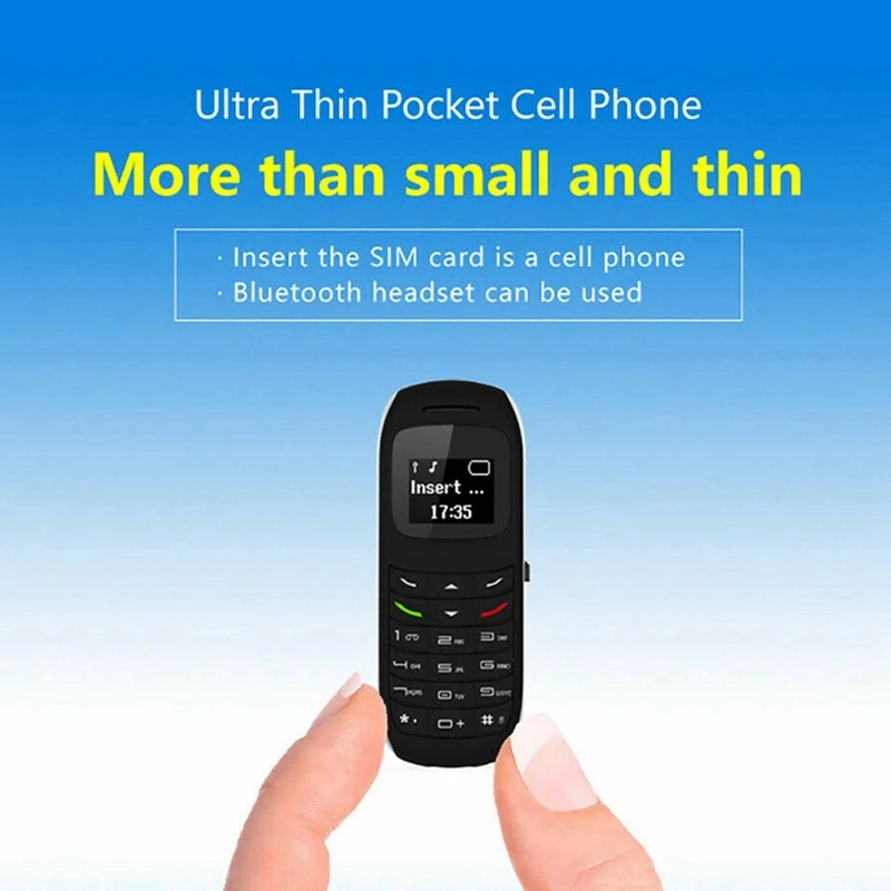 Mini Mobile Phone L8STAR BM70 Wireless Bluetooth Earphone Cellphone Stereo GSM Unlocked Super Thin Small | Электроника
